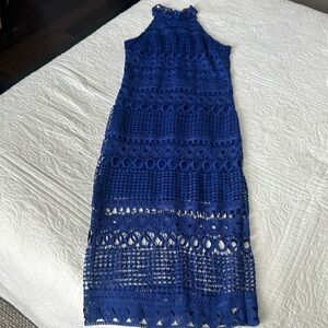 NWT CBR Lace lined Midi Dress